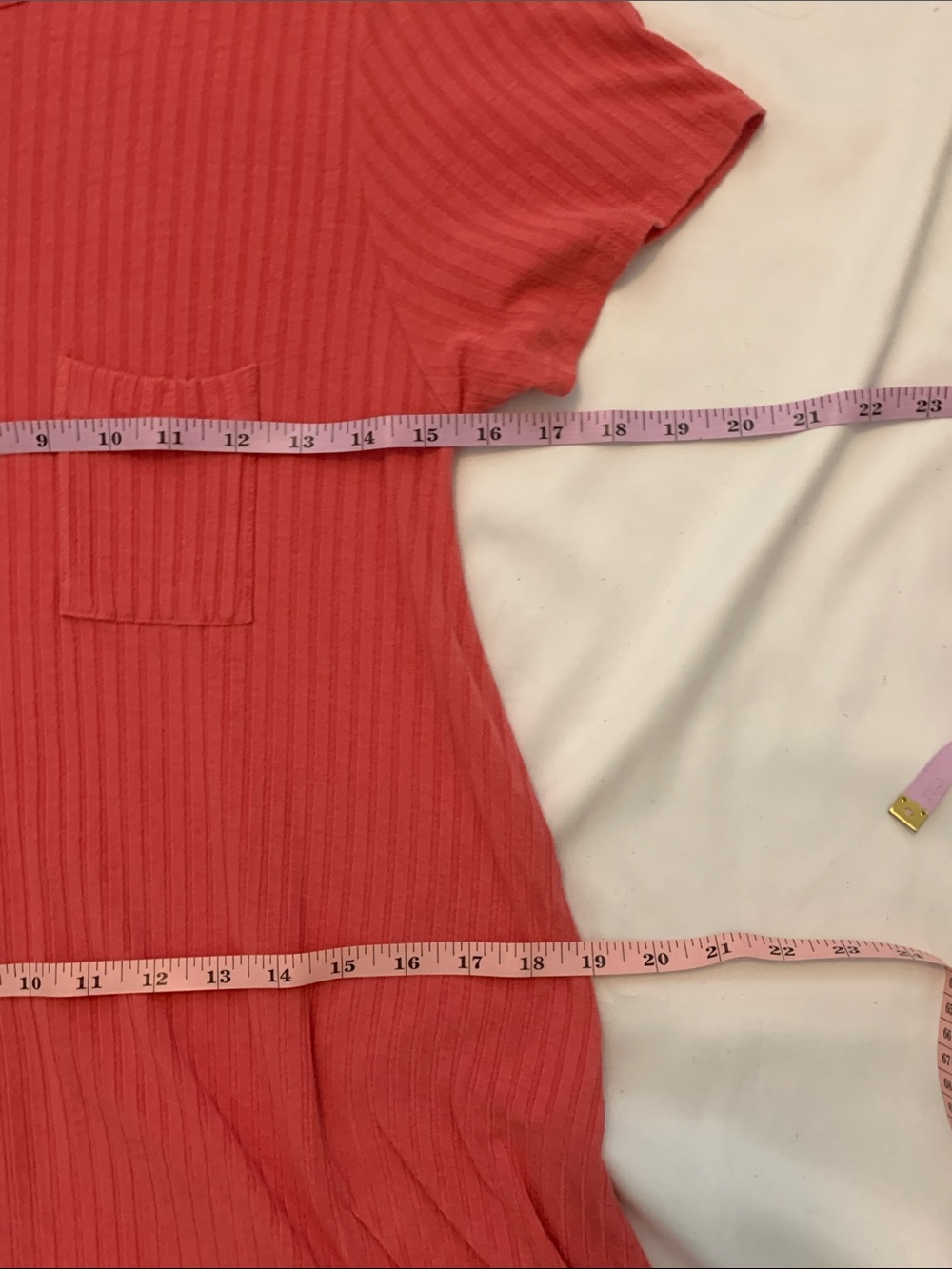 LuLaRoe Coral Ribbed High-Low Swing Dress 2XL - Picture 4 of 5